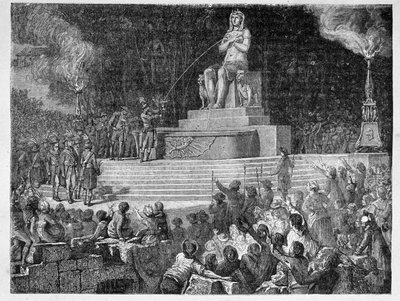 Celebrating the Acceptance of the Constitution, 10th August 1793 by H. de la Charlerie
